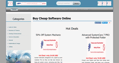 Desktop Screenshot of cheapsoftwaremarket.com