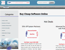 Tablet Screenshot of cheapsoftwaremarket.com